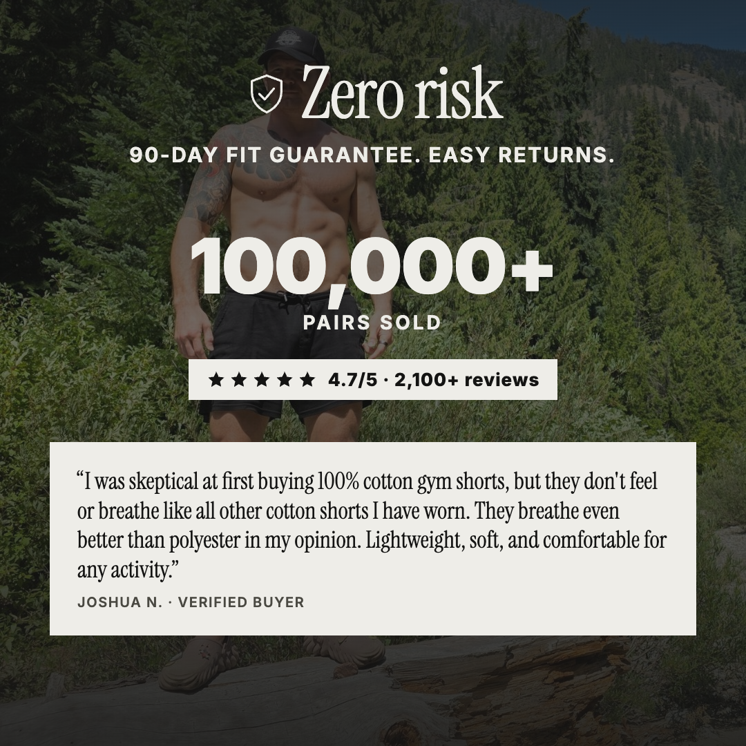 The Ares 100% Organic Cotton Shorts