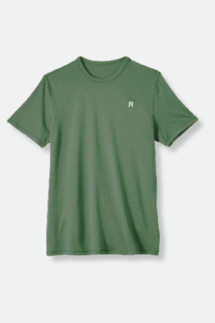 Ryker Hemp Blend Gym Tee - Pine (20% OFF)