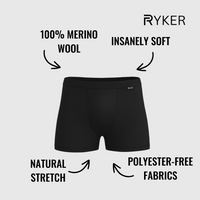 The Titan 100% Merino Wool Boxer Brief