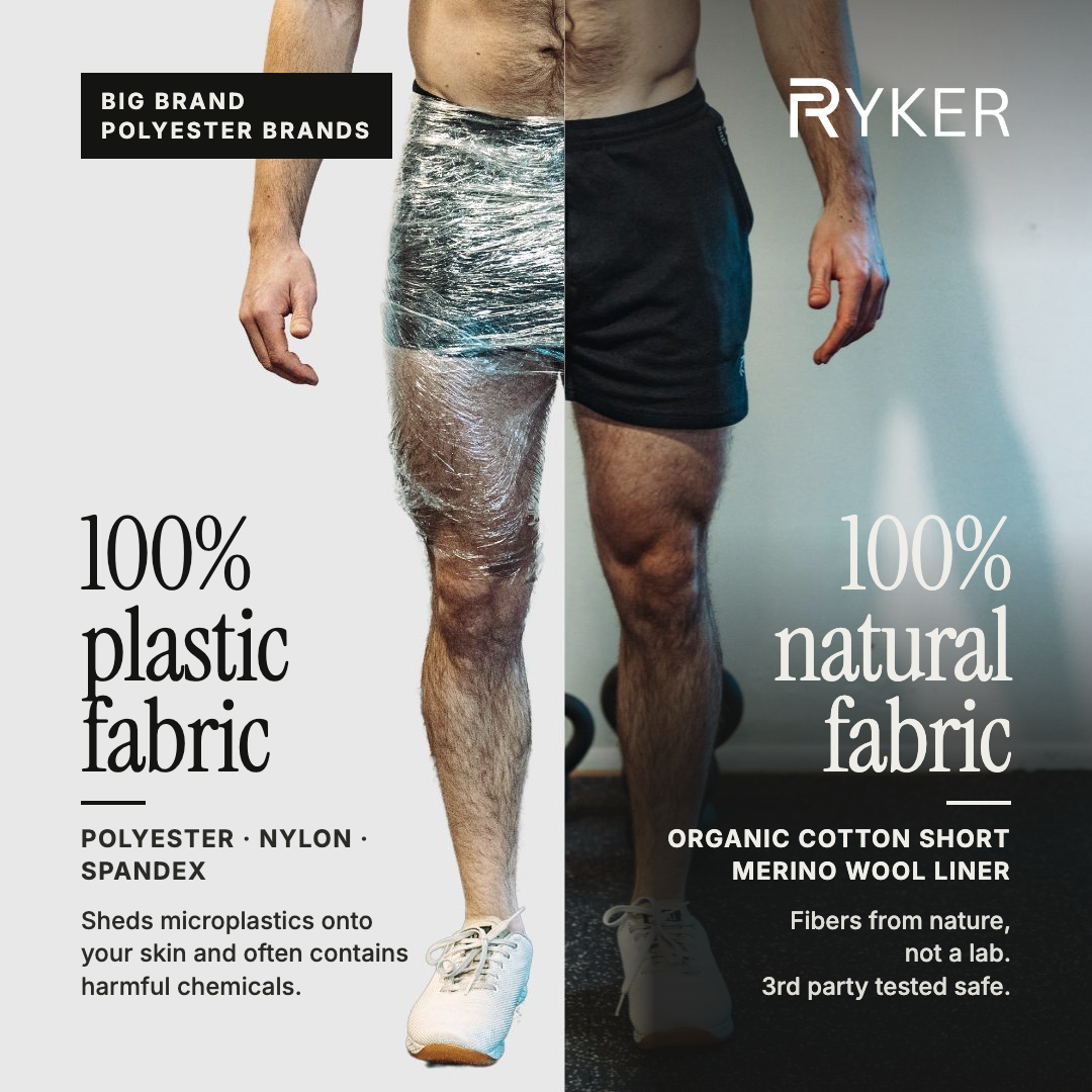 The Apex Short - (100% Organic Cotton + 100% Merino Wool Liner)