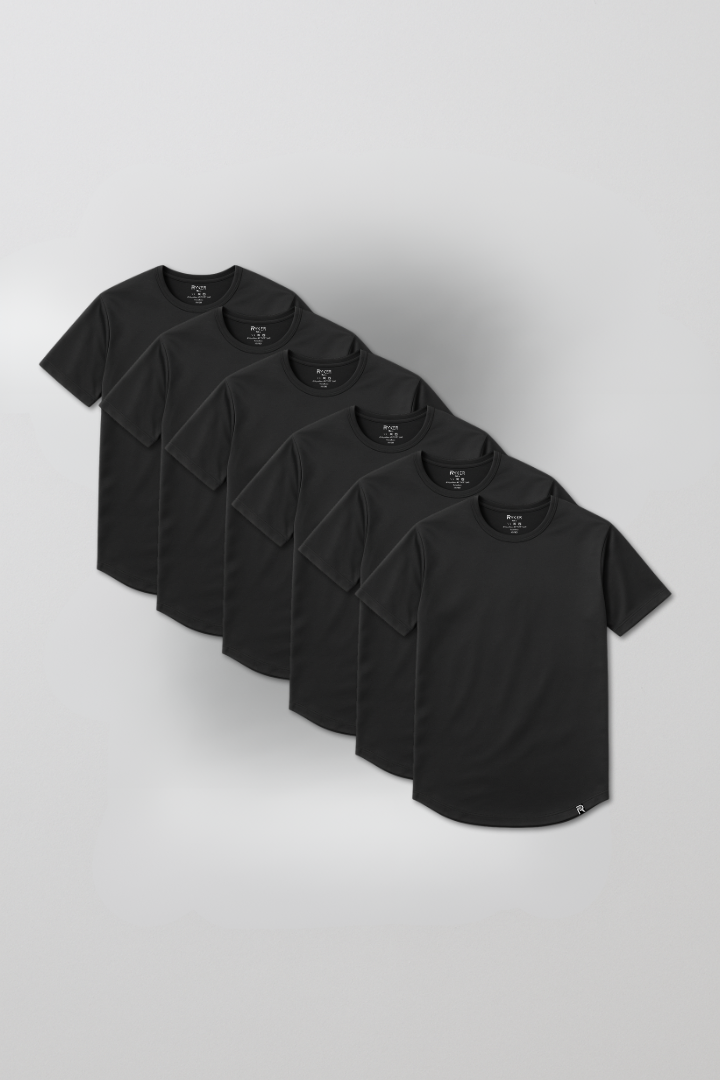 The Vitality Gym Tee (60% Organic Cotton / 40% TENCEL Lyocell) - 6 Pack