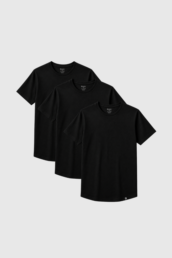 The Essential Gym Tee - 100% Organic Cotton - 3 Pack