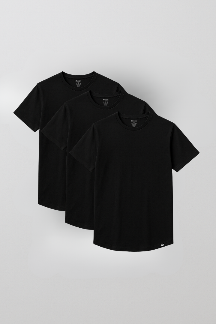 The Essential Gym Tee - 100% Organic Cotton - 3 Pack