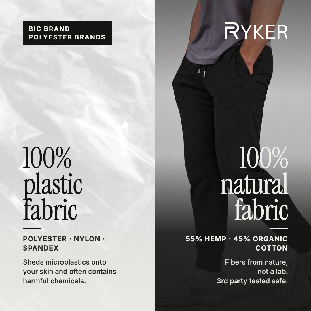 Hemp Joggers (55% Hemp / 45% Organic Cotton)