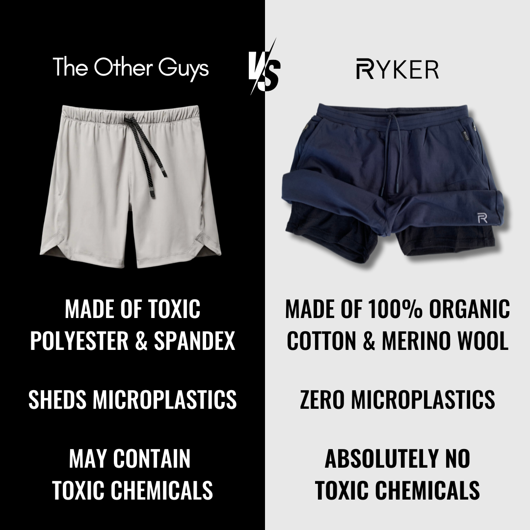 Cotton shorts vs polyester online