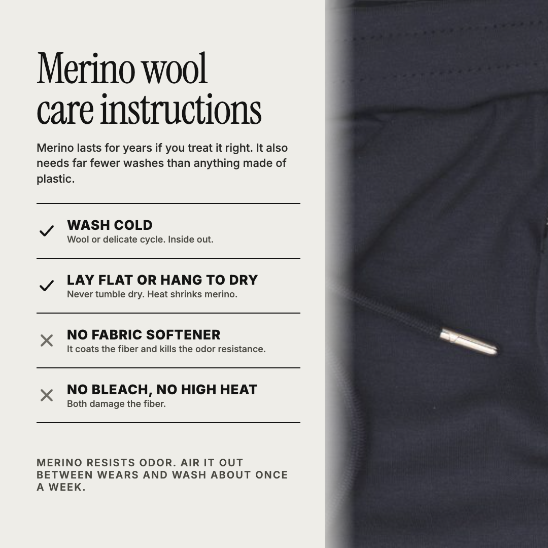 The Titan 100% Merino Wool Boxer Brief