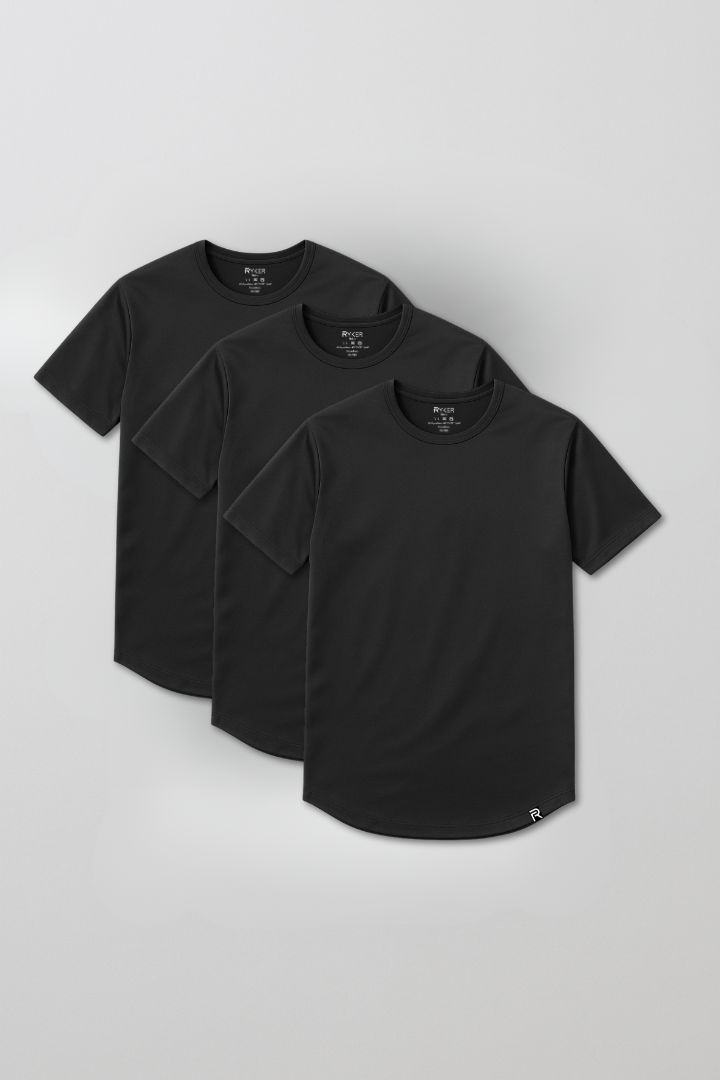 The Vitality Gym Tee (60% Organic Cotton / 40% TENCEL Lyocell) - 3 Pack